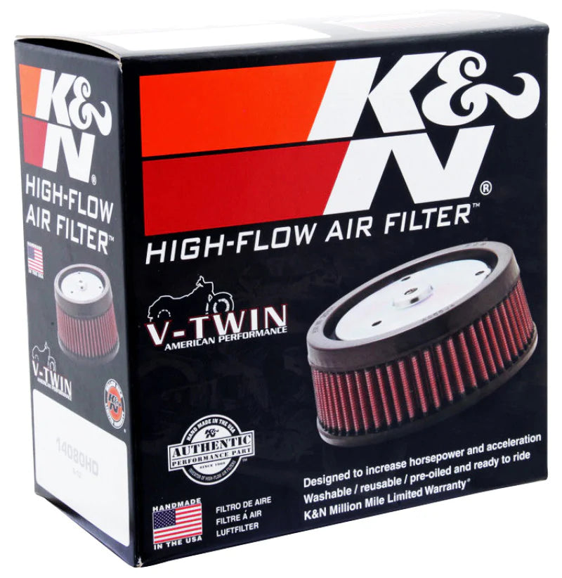 K&N Custom Air Filter - Round 4-5/8in ID x 6in - E-3971
