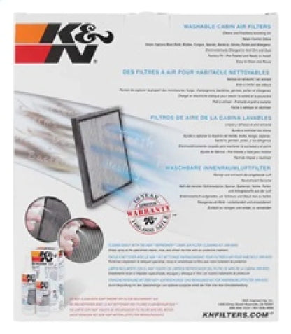 K&N Replacement Cabin Air Filter - VF2066