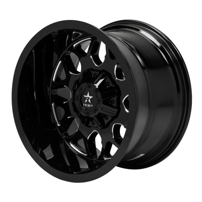 RBP 73R ATOMIC GLOSS BLK MACHINED GROOVES