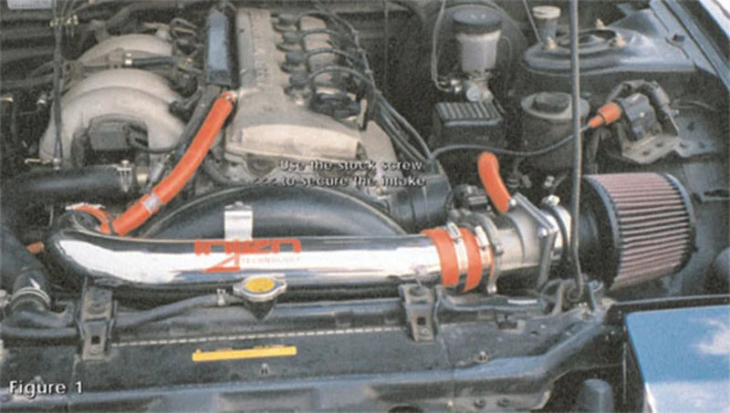 Injen 91-94 Nissan 240SX L4 2.4L Black IS Short Ram - IS1920BLK