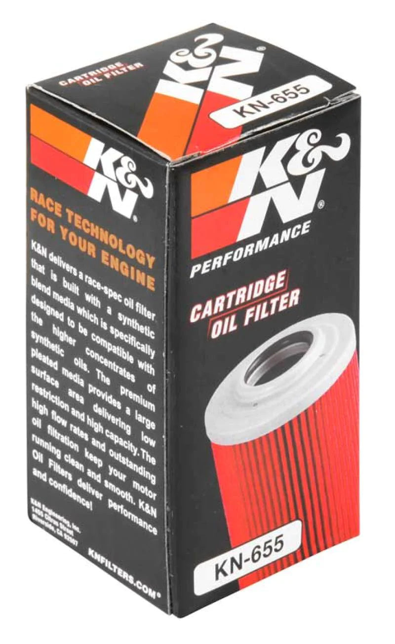 K&N 1.625in OD x 2.719in H Oil Filter - KN-655