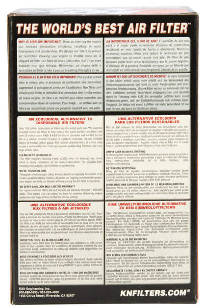 K&N Universal X-Stream Clamp-On Filter - Round 4.063in OD / - RX-5032