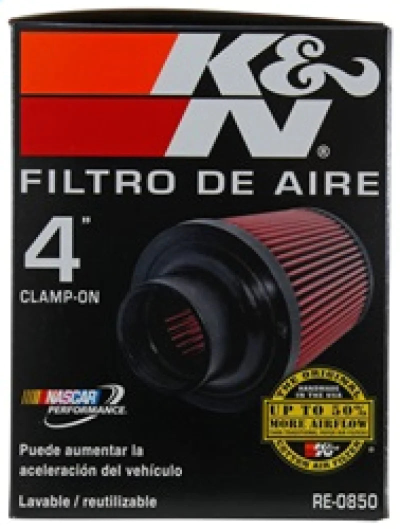 K&N Universal Air Filter (4in. Flange / 6in. Base OD - RE-0850
