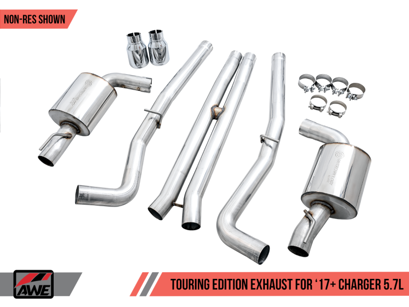 AWE Tuning 2017+ Dodge Charger 5.7L Touring Edition Exhaust - - 3020-33074-C-Dub Tech