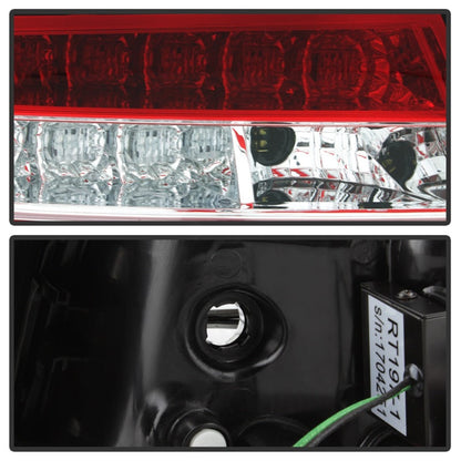 Spyder 09-12 Audi A6 LED Tail Lights - Red Clear - 5085191