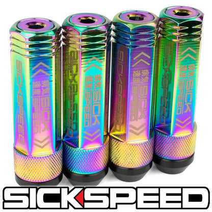 3PC STEEL LUG NUTS 4PC 3/8X24