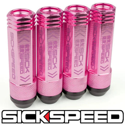 3PC STEEL LUG NUTS 4PC 14X1.5