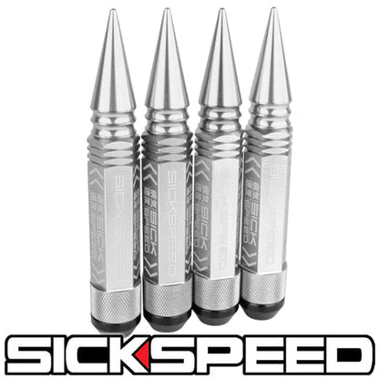 3PC STEEL LUG NUTS 4PC 3/8X24