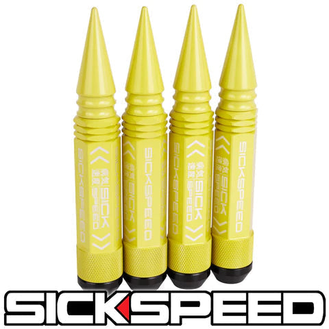 3PC STEEL LUG NUTS 4PC 3/8X24