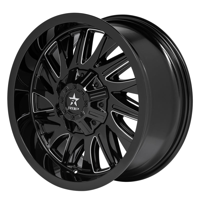 RBP 75R BATALLION GLOSS BLK W/MACH. GROOVE
