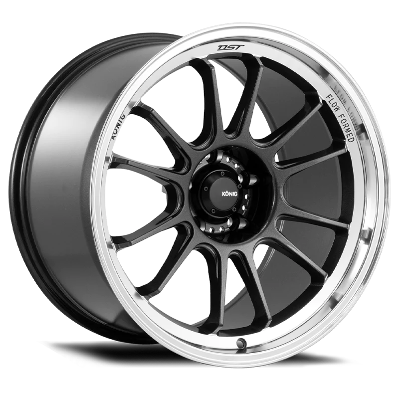 Konig Hypergram 18x10.5 5x114.3 ET25 Metallic Carbon w/ Machined Lip - HG08514256