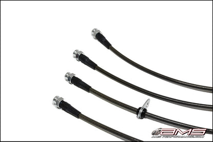 AMS Performance 08-15 Mitsubishi EVO X Stainless Steel Brake Lines - AMS.04.01.0004-1