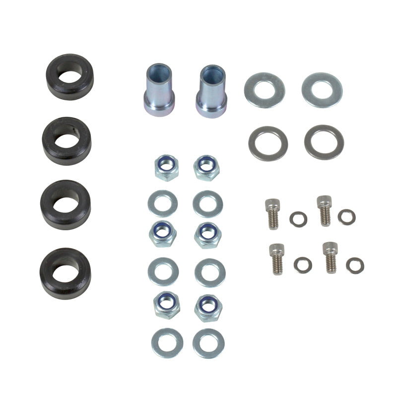 BBK 94-04 Mustang Caster Camber Plate Kit - Silver Anodized - 2527-C-Dub Tech
