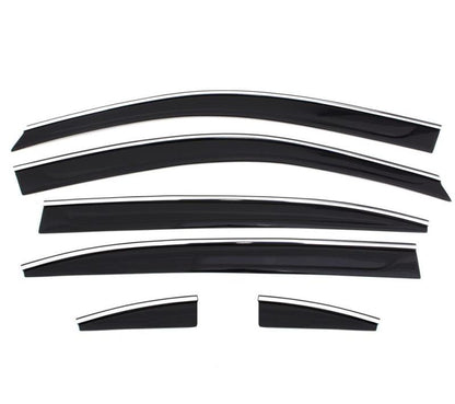 AVS 06-10 Infiniti M45 Ventvisor Low Profile Deflectors 6pc - - 796001-C-Dub Tech