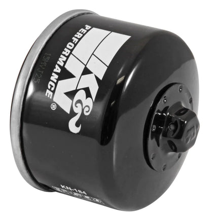 K&N Oil Filter 2.688in Height x 3.031in OD Powersports - - KN-184