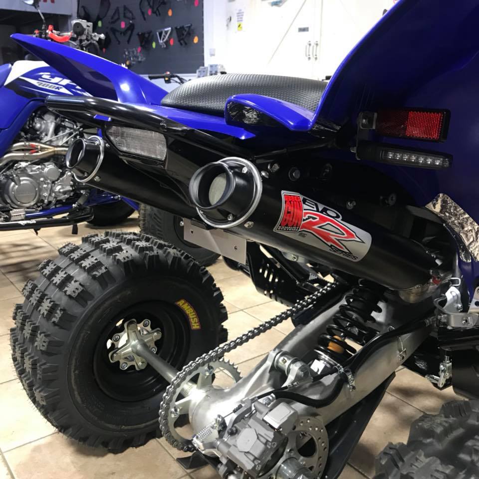 EVO R Dual Full System (Black) - Yamaha Raptor 700 (15-22)