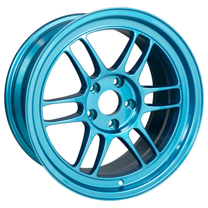 Enkei RPF1 17x9 5x114.3 22mm Offset 73mm Bore Emerald Blue - 3797906522EB