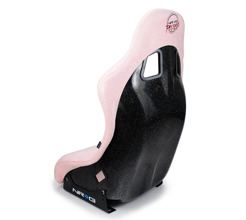 NRG FRP Bucket Seat Prisma Edition w/ Pearlized Back and - FRP-303PK-PRISMA