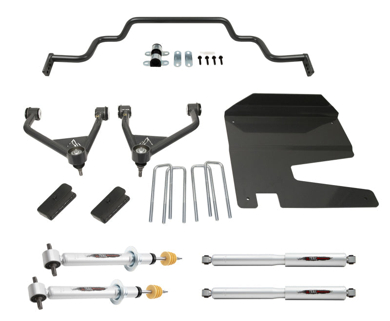 Belltech 19-20 Silverado / Sierra 4wd 4in Lift Kit with - 150212TPS-C-Dub Tech