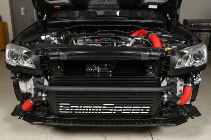 GrimmSpeed 2015+ Subaru WRX Front Mount Intercooler Kit Black Powder - 090255