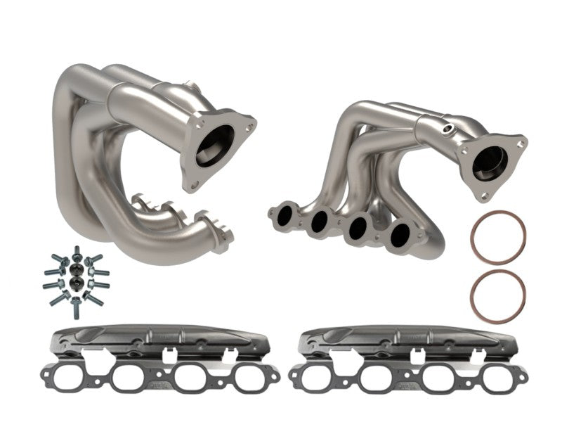 aFe Twisted 304SS Header 2020 Chevy Corvette (C8) 6.2L V8 - 48-34148-T