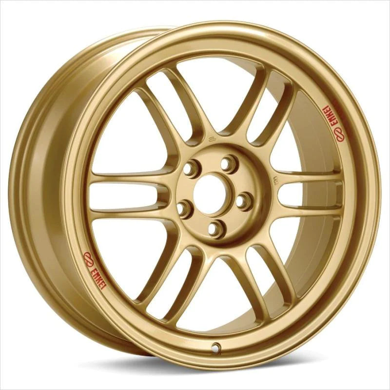 Enkei RPF1 18x9.5 5x114.3 38mm Offset 73mm Bore Gold Wheel - 3798956538GG