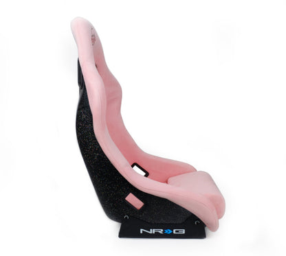 NRG FRP Bucket Seat Prisma Edition w/ Pearlized Back and - FRP-303PK-PRISMA