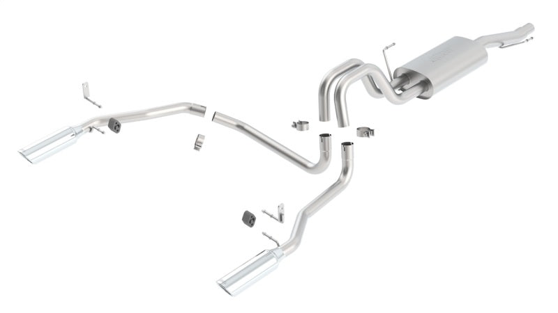 Borla 05-08 Ford F-150 66in/78in Bed 4dr SS Catback Exhaust - 140137-C-Dub Tech