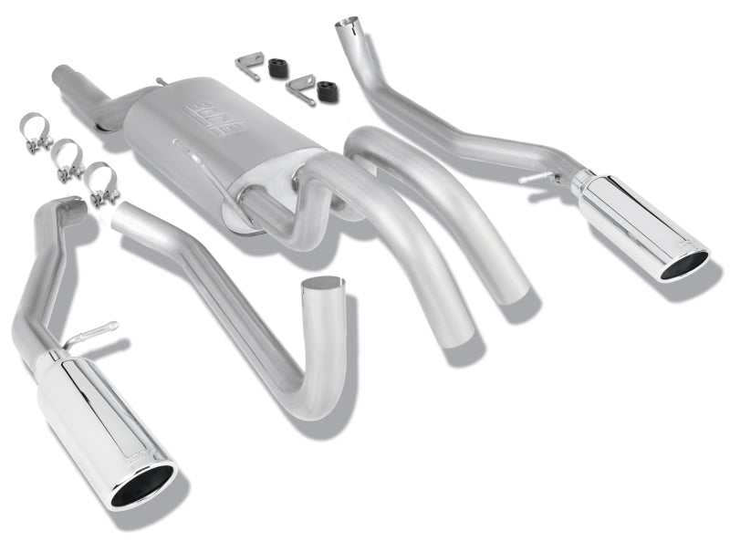 Borla 09 Ford F-150 Stainless Steel Touring Style Catback Exhaust - 140291-C-Dub Tech