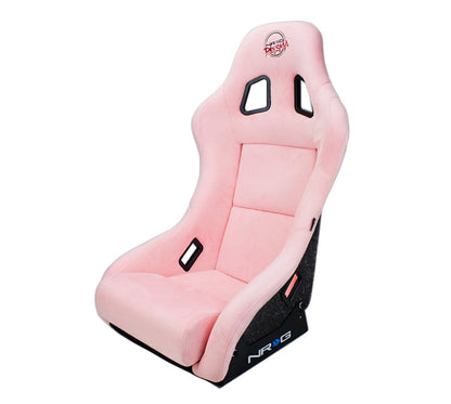 NRG FRP Bucket Seat Prisma Edition w/ Pearlized Back and - FRP-303PK-PRISMA