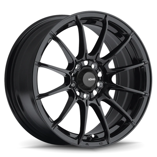Konig Dial In 15x7 4x100 ET35 Gloss Black - DI57100355