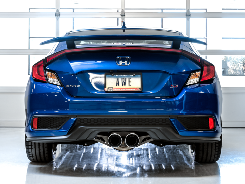 AWE Tuning 2016+ Honda Civic Si Touring Edition Exhaust w/Front - 3015-32108-C-Dub Tech