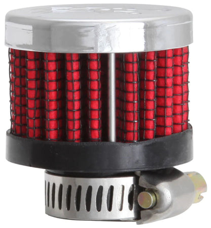 K&N Rubber Base Crankcase Vent Filter - 0.55in Flange ID - 62-2480