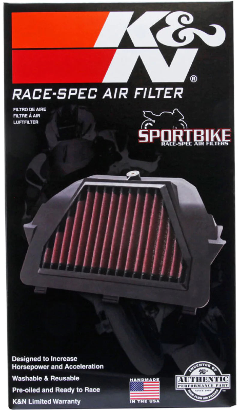 K&N 08-10 Kawasaki ZX10R Ninja Replacement Air Filter-Race Specific - KA-1008R