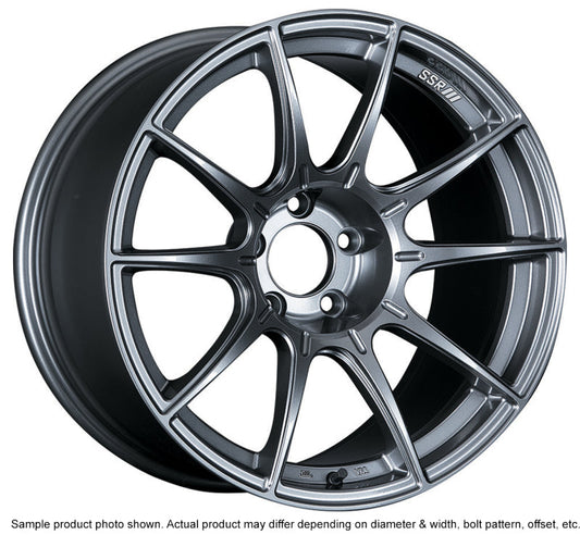 SSR GTX01 18x10.5 5x114.3 15mm Offset Dark Silver Wheel Evo - XA18105+1505GDK