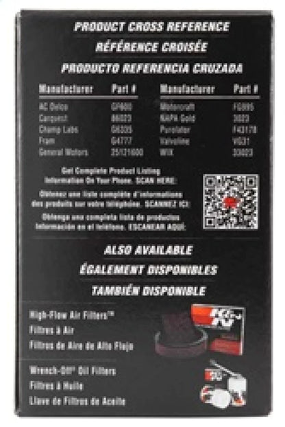 K&N Fuel Filter 88-01 Acura Integra 1.8L, 94-98 Honda Accord - PF-1200