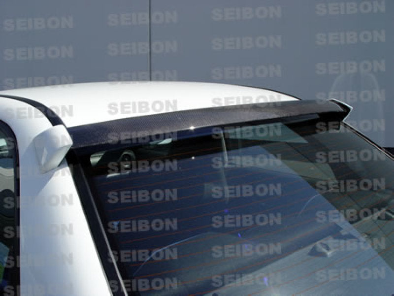Seibon 06-07 Subaru WRX/STi Carbon Fiber Rear Roof Spoiler - RRS0607SBIMP