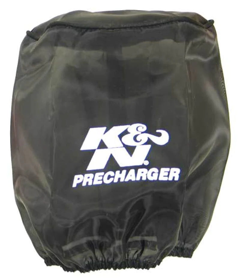 K&N Precharger Air Filter Wrap Round Straight Black 5in ID - RU-3480PK