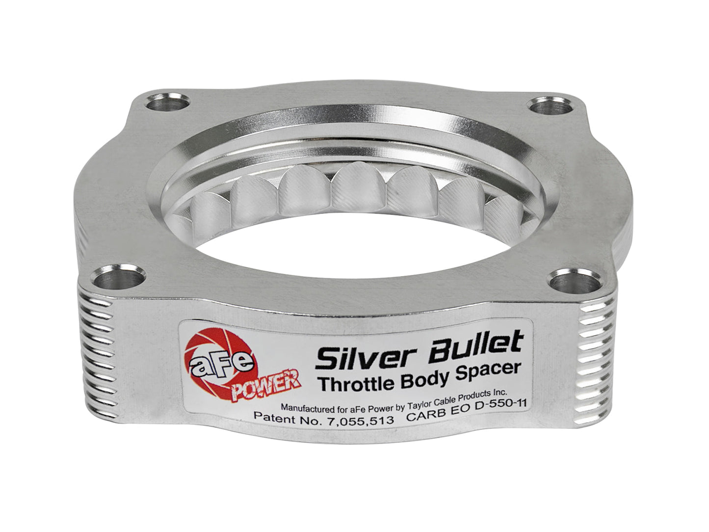 aFe Silver Bullet Throttle Body Spacer N62 Only BMW (E53) - 46-31001-C-Dub Tech