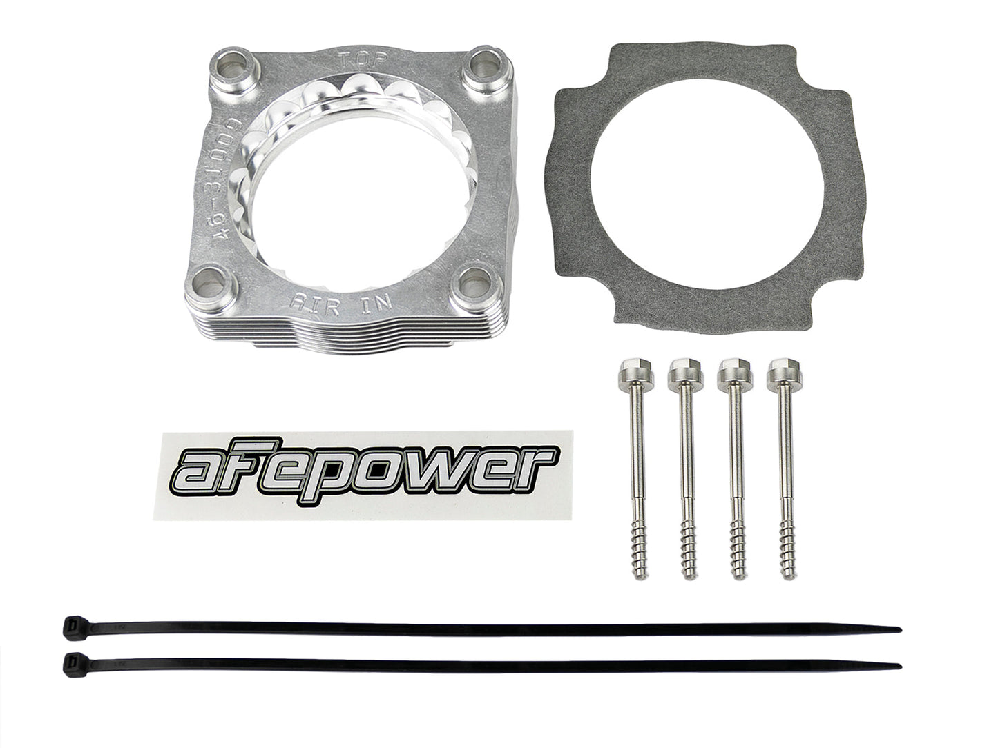 aFe Silver Bullet Throttle Body Spacer 12-15 BMW 328i (F30) - 46-31009-C-Dub Tech