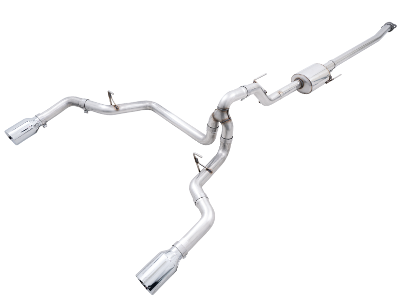 AWE 0FG 21+ Ford F150 Dual Split Rear Exhaust - - 3015-32105-C-Dub Tech