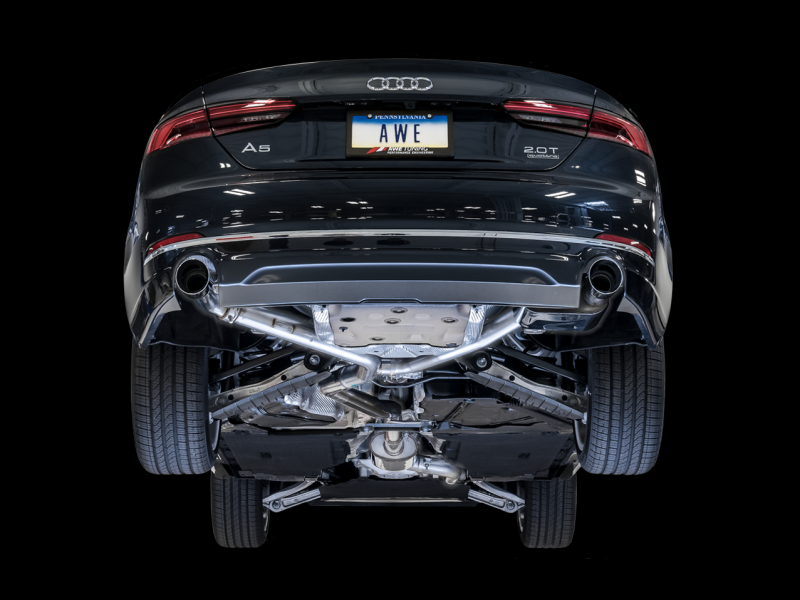 AWE Tuning Audi B9 A5 SwitchPath Exhaust Dual Outlet - - 3025-32026-C-Dub Tech