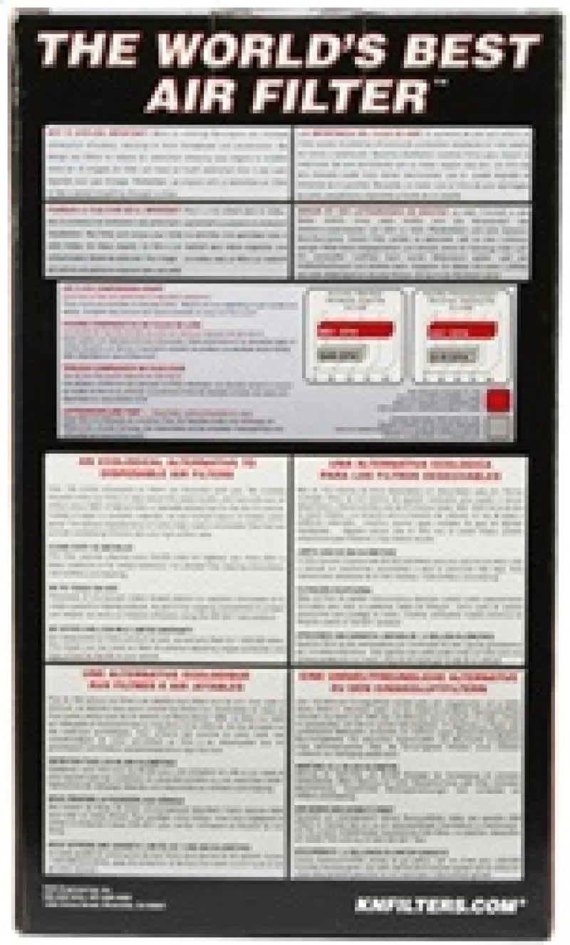 K&N Universal Air Filter 3-1/2in Flange / 5-1/2in Base / - RU-4630XD