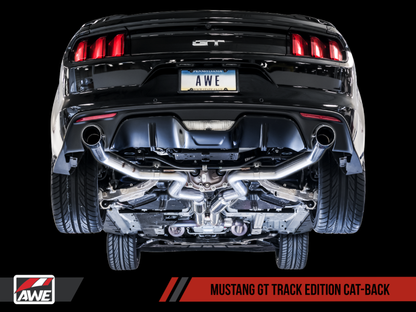 AWE Tuning S550 Mustang GT Cat-back Exhaust - Track Edition - 3020-32028-C-Dub Tech