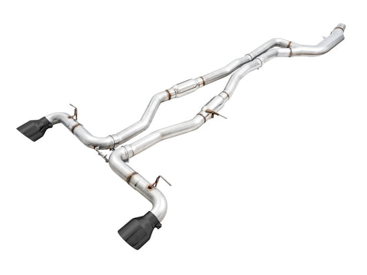 AWE 2020 Toyota Supra A90 Resonated Track Edition Exhaust - - 3015-33130-C-Dub Tech