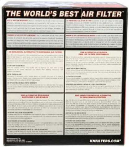 K&N Universal Clamp-On Air Filter 4in FLG / 6-1/2in B - RU-5060