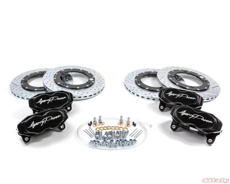 Agency Power Big Brake Kit Front and Rear Black Can-Am - AP-BRP-X3-460-BLK