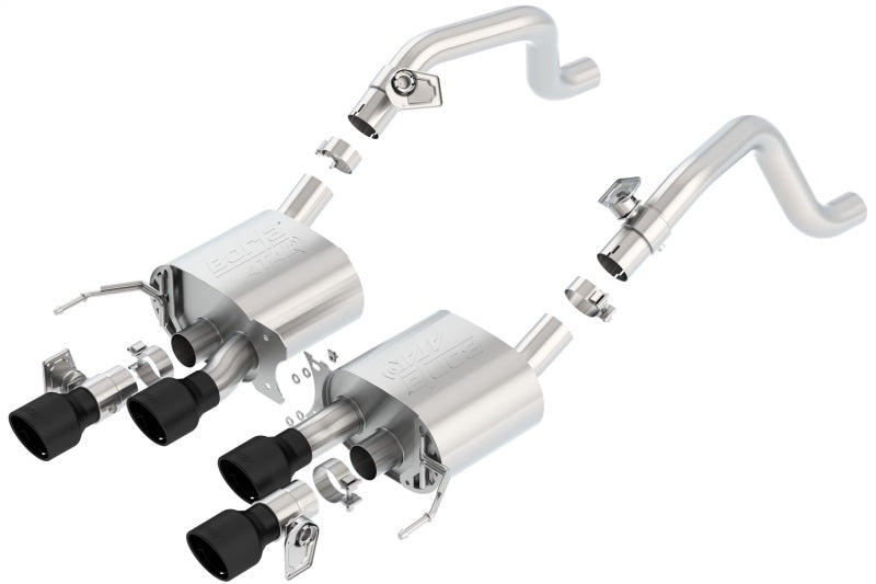 Borla 14-18 C7 Corvette Stingray Axle-Back ATAK Exhaust 2.75in To - 11856CB