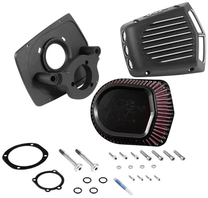 K&N Street Metal Intake System for 01-16 Harley Davidson Softail/Dyna - RK-3950