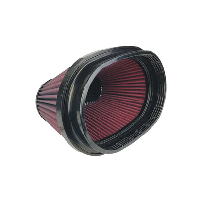 Injen Oiled Air Filter 8.5x5.63in Oval ID / 9.92x7.17in Base - X-1126-BR